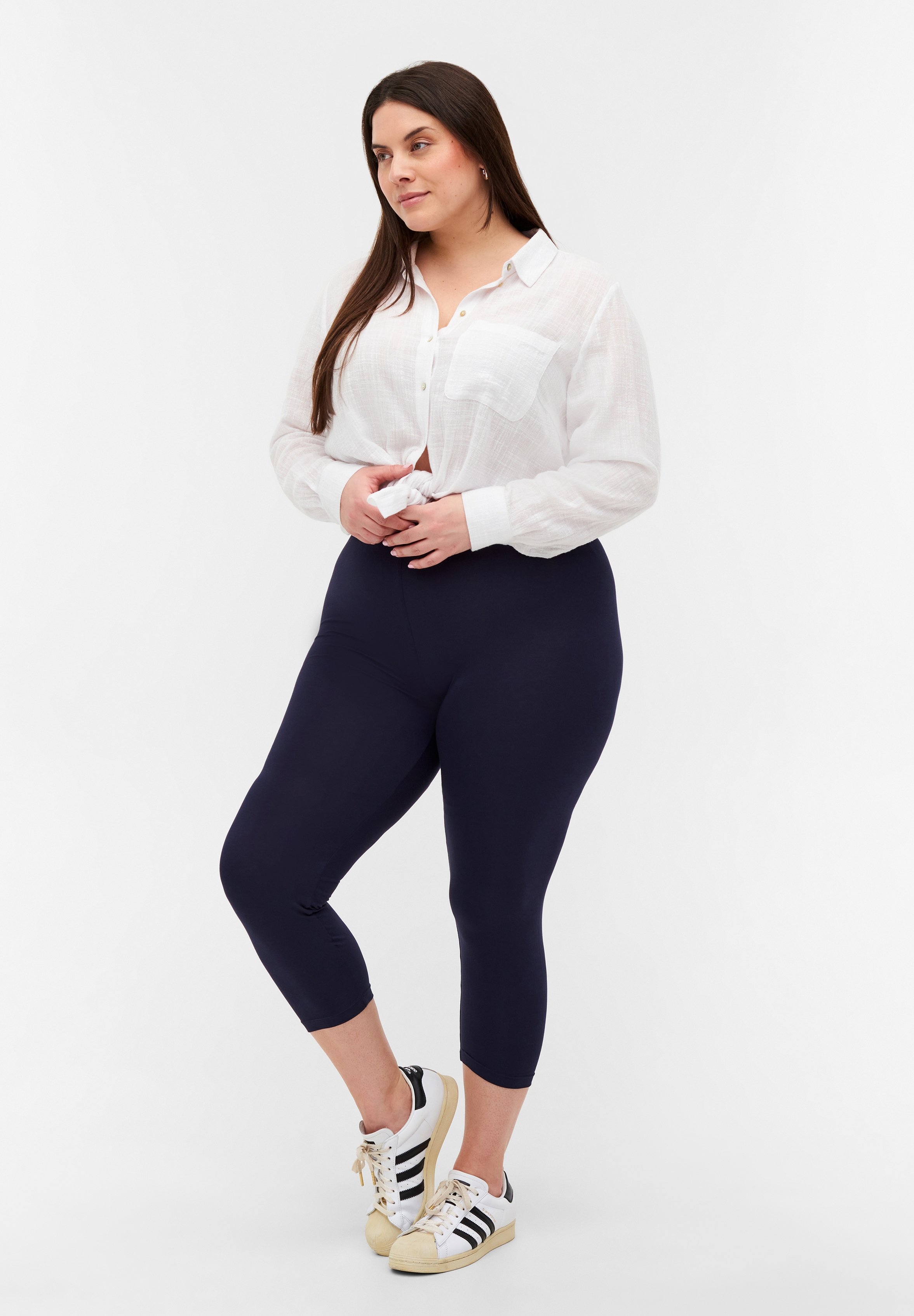 Zizzi Leggings - night sky/blu scuro - Zalando.it
