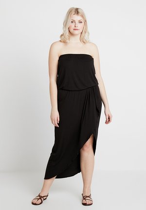 LADIES VISCOSE BANDEAU DRESS - Maxikjoler - black