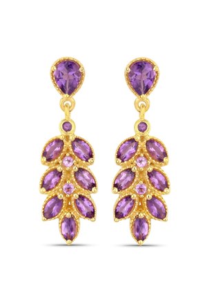 AMETHYST - Øreringe - gold-coloured