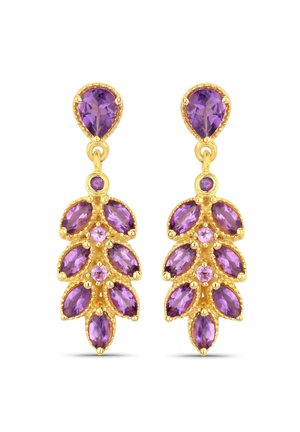 Rafaela Donata AMETHYST - Oorbellen - gelbgold