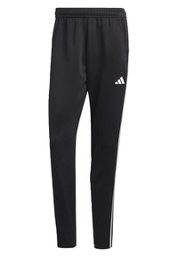 ESSENTIALS 3-STRIPES - Tracksuit bottoms - black/white
