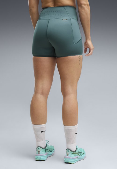 PUMA W X HYROX PWRMODE 4" SHORT TIGHT - Leggings - herb garden — photo 3