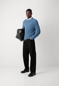 Marc O'Polo DENIM LONGSLEEVE RAGLAN - Strikkegenser - provincial blue