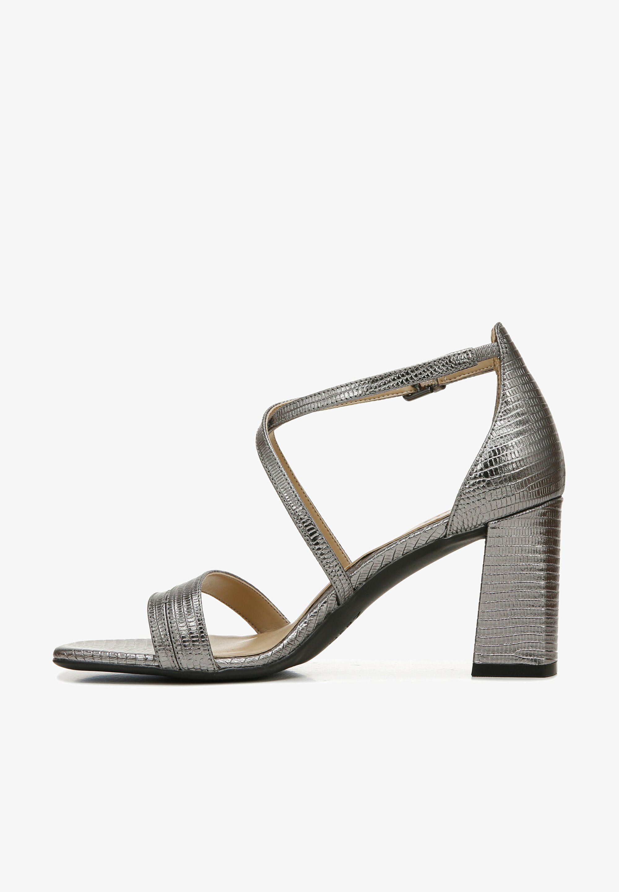 Milano Pewter Pewter Block Heels Naturalizer TIFF High Heeled