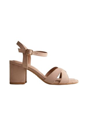 New Look Wide Fit, WIDE FIT CROSSOVER STRAP - Sandals - cream