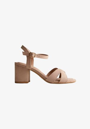 New Look Wide Fit, WIDE FIT CROSSOVER STRAP - Sandalen - cream