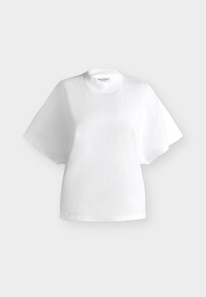 Marc O'Polo, T-SHIRTS SHORTSLEEVE MOCKNECK - Βασικό μπλουζάκι - white