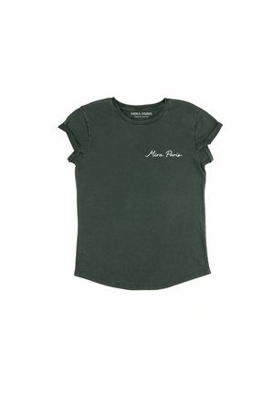 Mira Paris, ESSENTIAL CLASSIC ROLL UP TEE 26 - Basic póló - washed green