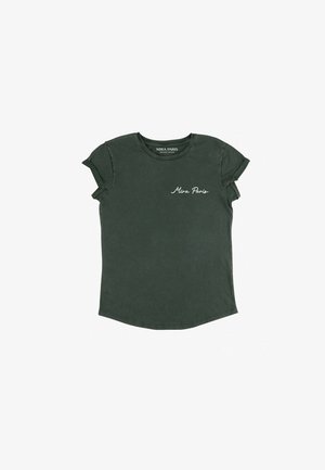 Mira Paris, ESSENTIAL CLASSIC ROLL UP TEE 26 - Basic póló - washed green