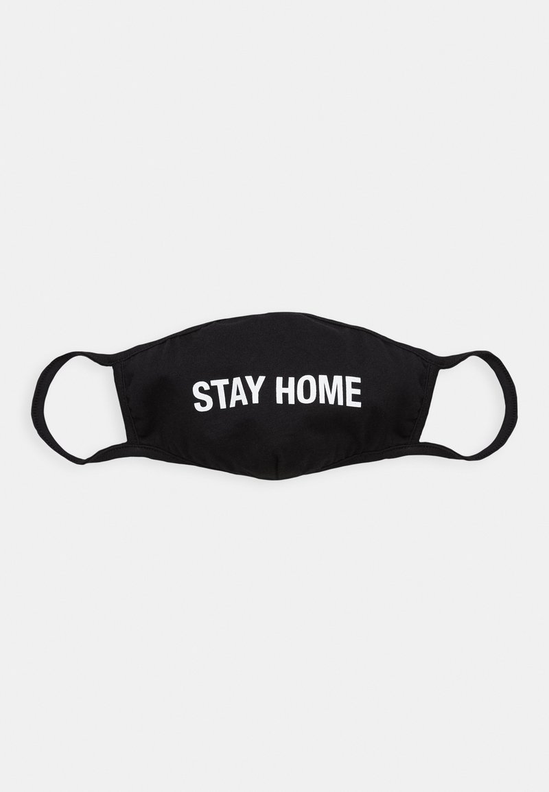 Urban Classics STAY HOME FACE MASK  - Máscara comunitária - black