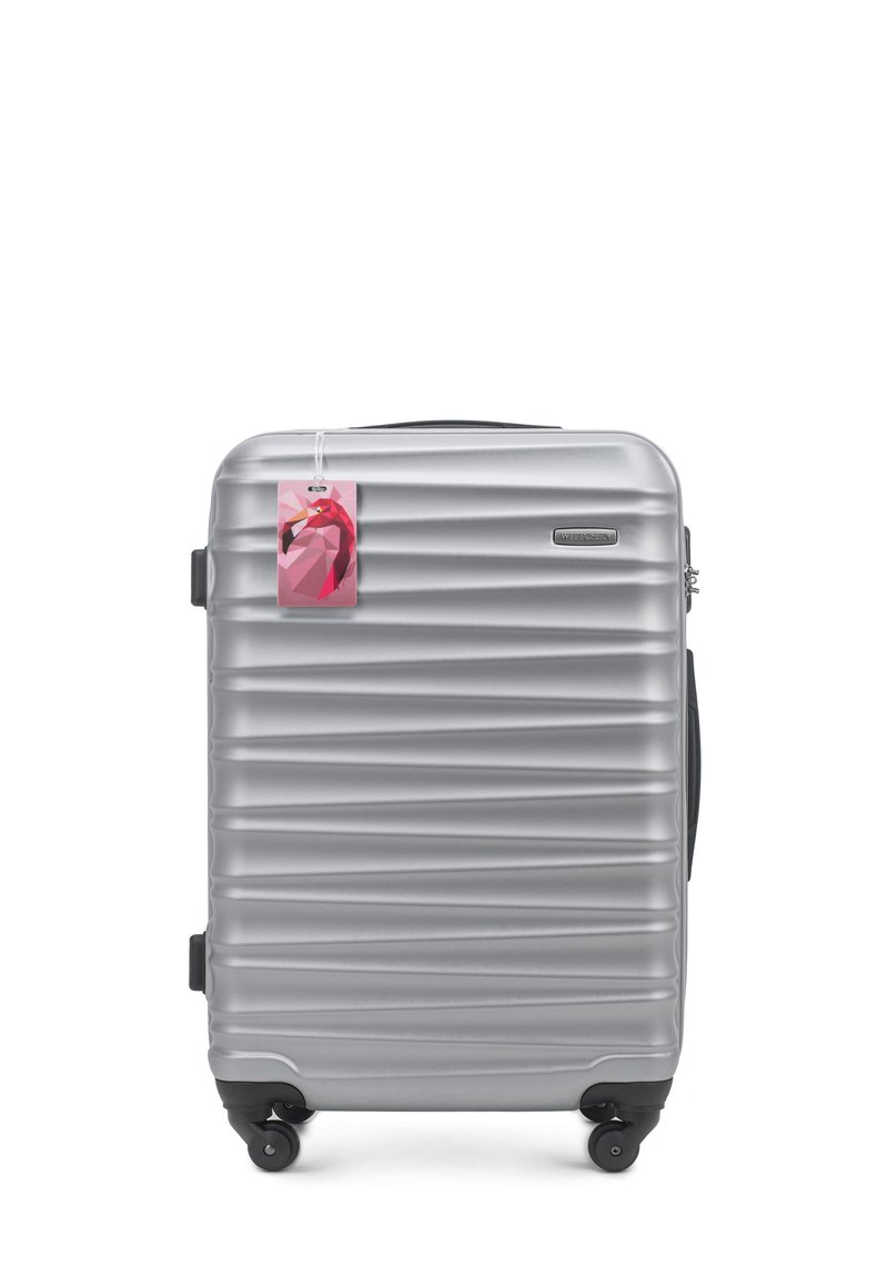 WITTCHEN MEDIUM SUITCASE WITH LUGGAGE TAG FROM ABS - Kufr - grey