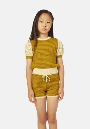 MIPOUNET PUNTO BELLA - Camiseta estampada - ochre ecru