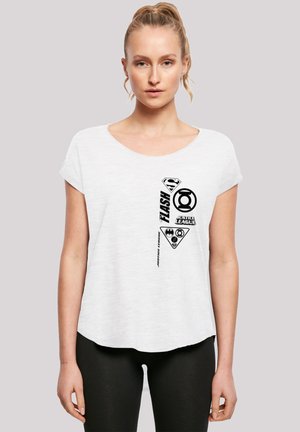 DC COMICS JUSTICE LEAGUE CHEST ICONS - Print T-shirt - white
