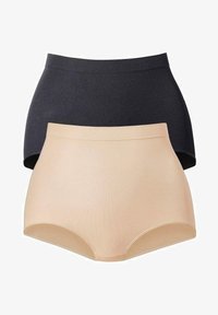 Selected, beige/black