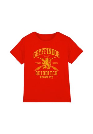 Cotton Soul, HARRY POTTER GRYFFINDOR QUIDDITCH ARCH UNISEX - T-Shirt print - red