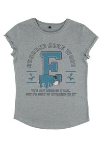 Disney DISNEY WINNIE THE POOH EEYORE COLLEGIATE - Camiseta estampada - melange grey