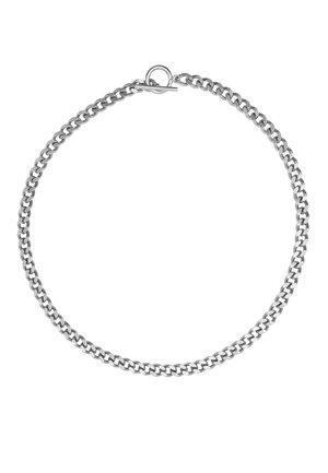 MIT KNEBELVERSCHLUSS DAMEN PANZERKETTE FRAUEN - Collier - silberfarben poliert