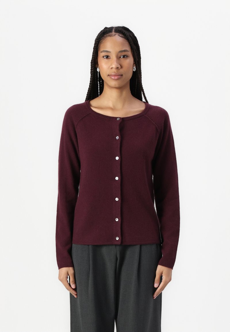 Rosemunde LAICA O NECK CARDIGAN - Kofta - winetasting