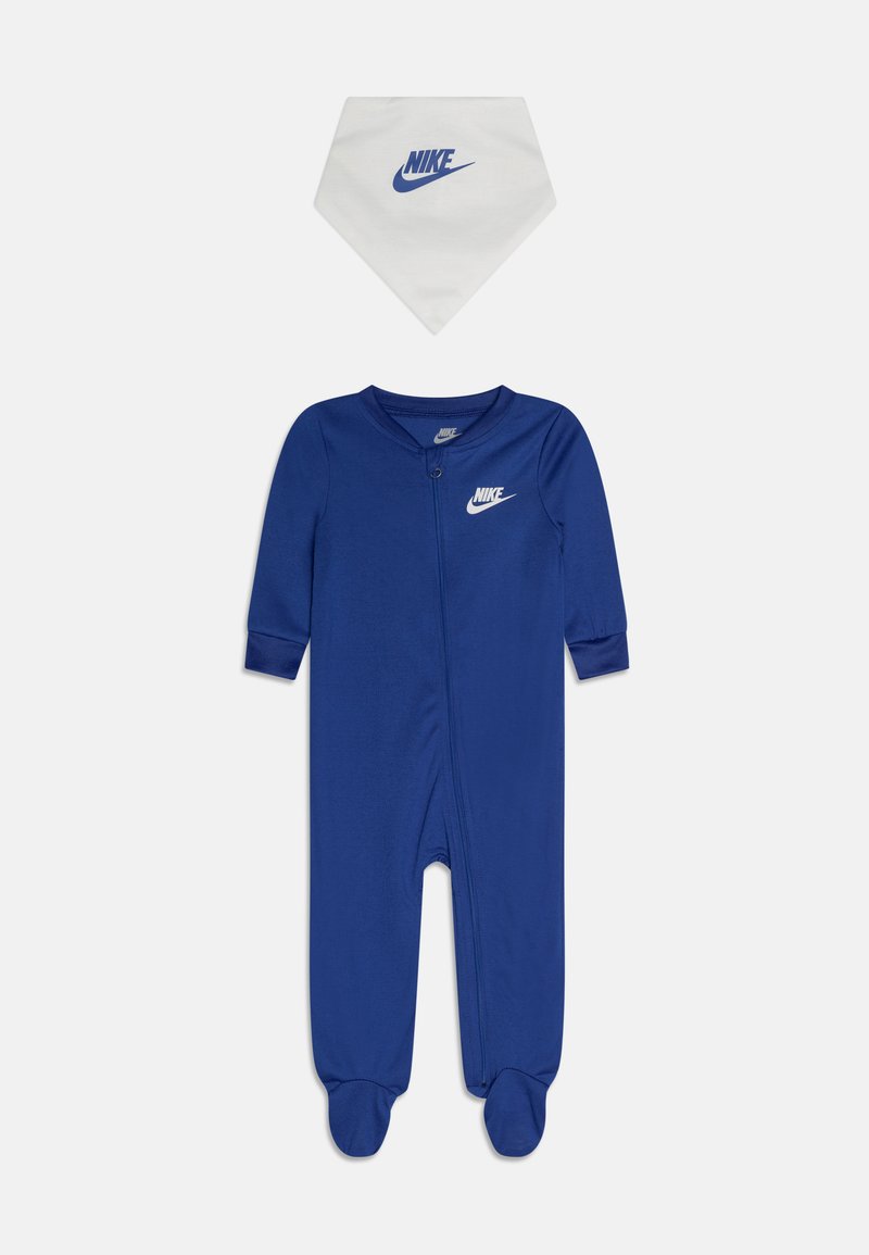 Nike Sportswear NIKE BABY FOOTED COVERALL AND BIB UNISEX SET Jumpsuit game royal/royal blue