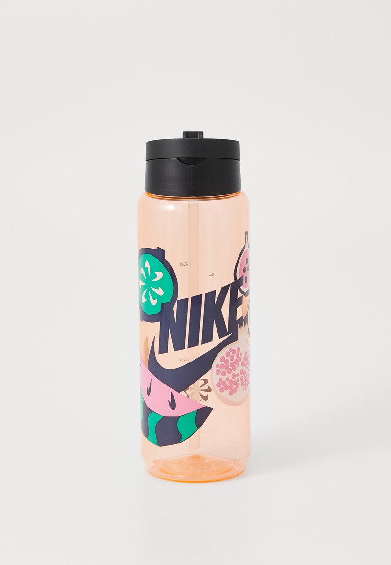 Nike Sportswear RENEW RECHARGE STRAW BOTTLE GRAPHIC 709 ML UNISEX - Dzērienu pudele - washed coral/black