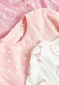 Next COTTON BABY SLEEPSUITS 3 PACK - Dupačky na spaní - pink