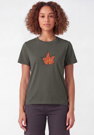 watapparel, HERBST - T-shirt print - khaki