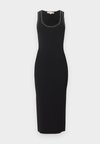 STUD STITCH TANK MIDI - Φόρεμα ημέρας - black