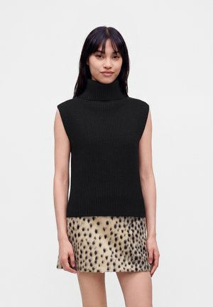 Gina Tricot, CHUNKY TURTLENECK - Топ - black