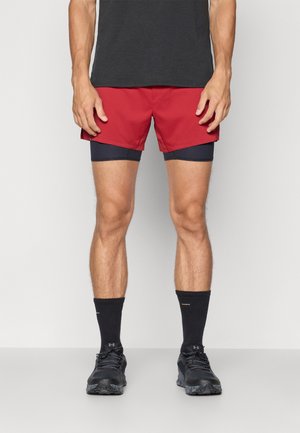 DLYSHORT LONGBRIEF - 2-in-1 shorts - merlot