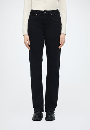 TTELIN STRAIGHT - Calças de ganga de perna direita - black black denim