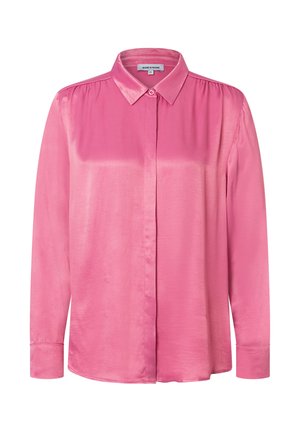 GLÄNZENDE - Hemdbluse - berry rose