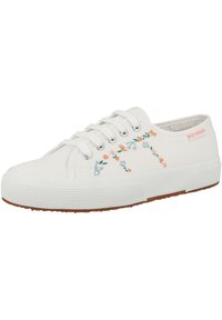 Superga LITTLE FLOWER EMBROIDERY biały