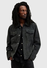 AllSaints HOPPER - Læderjakker - black