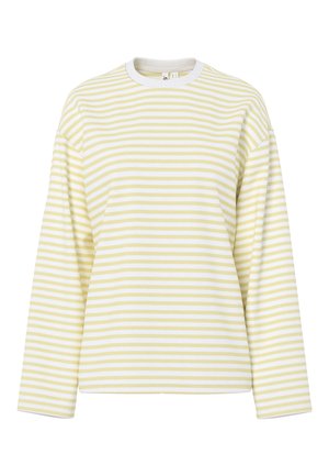 Pieces PCSADIE - Long sleeved top - bright white/vanilla