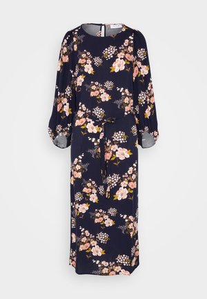 VILA, VIOLIVIA MIDI BELT DRESS - Дневна рокля - patriot blue