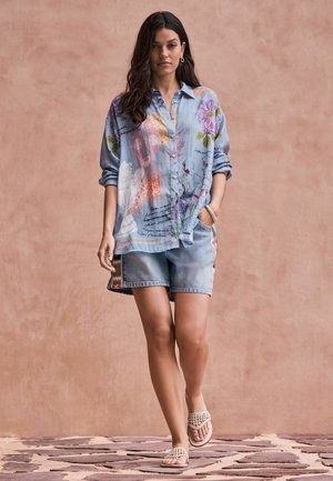 Next, Hemdbluse - blue floral