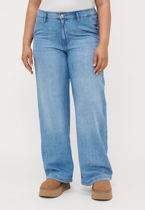 CARCOMET MID  - Wide Leg - light blue denim