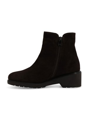 Stivaletti con plateau - marrone scuro