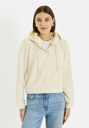 À CAPUCHE AMOVIBLE - Chaqueta fina - ecru