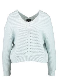 Selected Femme Petite Strickpullover - light blue