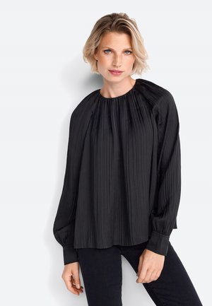 Rich & Royal MIT KNOPFVERSCHLUSS AM RÜCKEN - Bluse - black