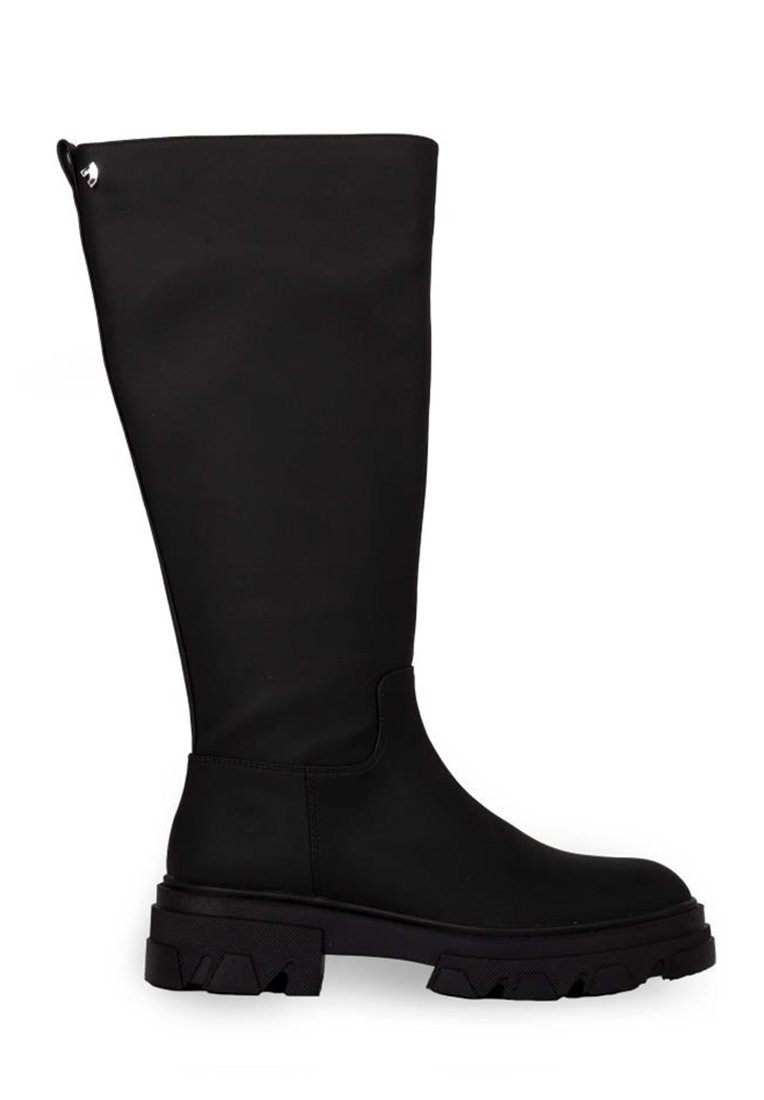 GIOSEPPO Dames Brossard Oxford Laarzen - Trendy Hoge Kaki Laarzen Voor Herfst En Winter
