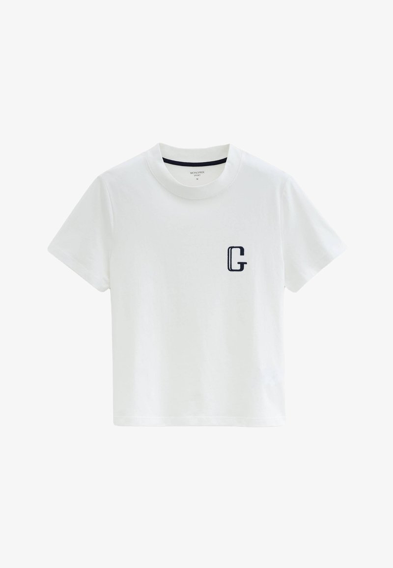 Monoprix T-shirt imprimé ecru/gris clair - Main Image