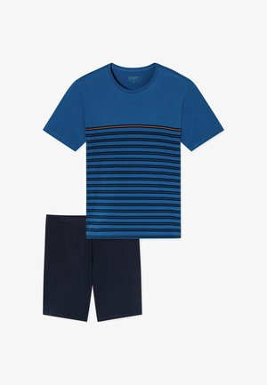 uncover by Schiesser, NIGHTWEAR - KURZ SET - Pyjama set - blau