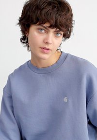 Carhartt WIP CASEY - Sportinis megztinis - bay blue/silver