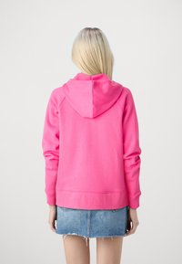 GAP HERITAGE - Felpa con zip - sizzling fuchsia