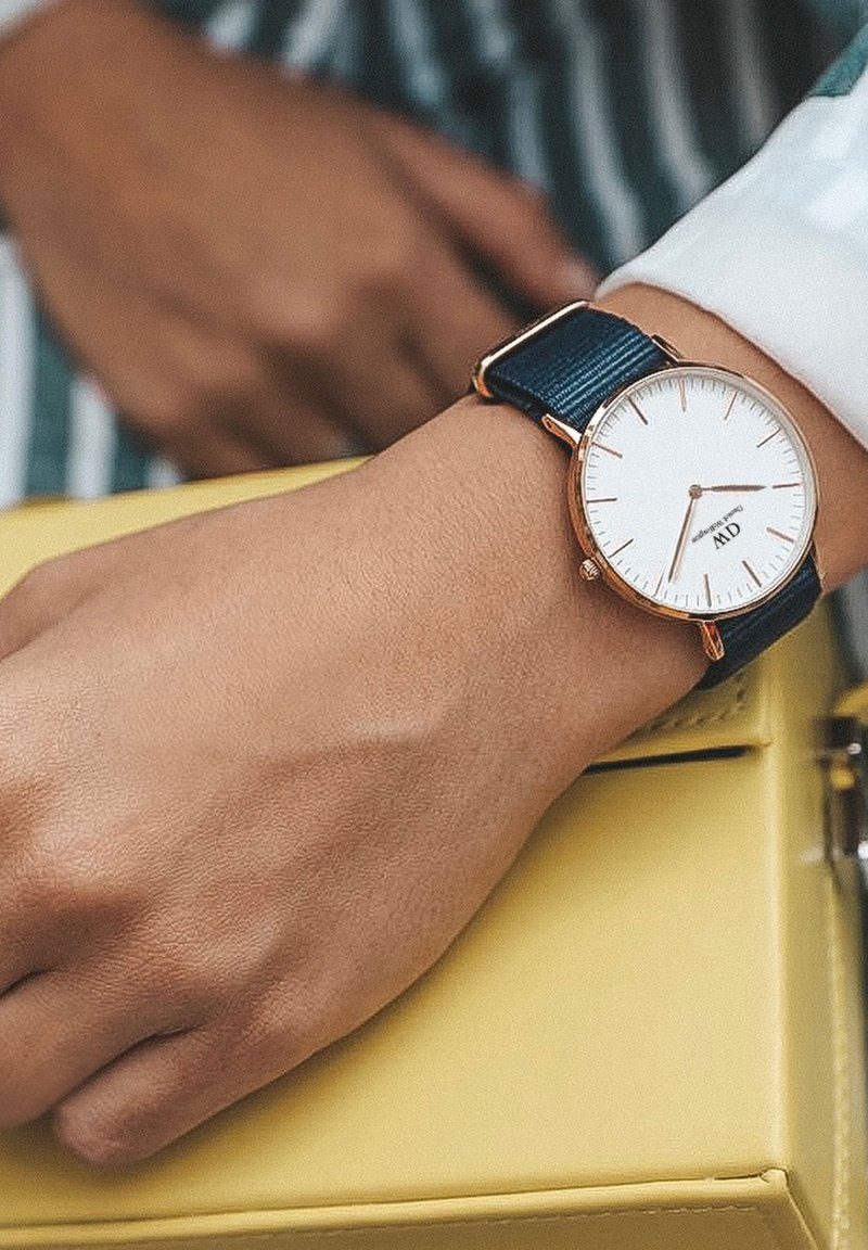 Daniel Wellington Reloj Classic Bayswater Plateado, Mujer