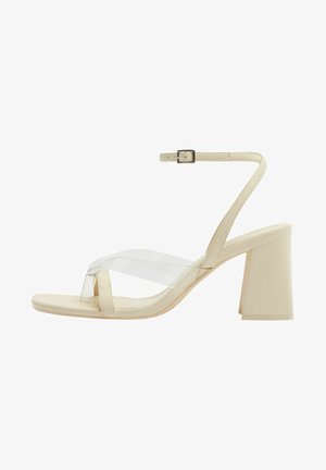 Sandali con tacco - beige