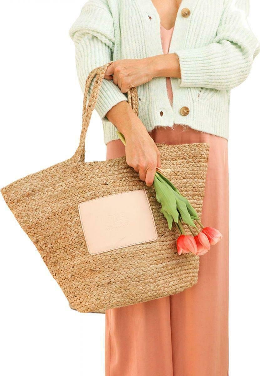 THE CODE CAPAZO NATURE - Bolso shopping - beige light brown/beige -  Zalando.es