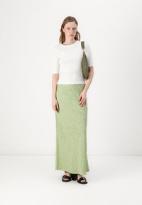 Samsøe Samsøe SAAGNETA LONG SKIRT - Gonna lunga - peridot mel